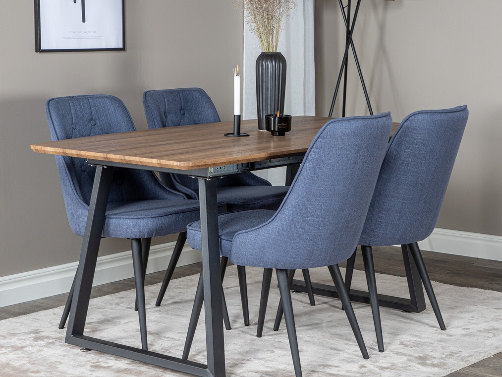 Conjunto para refeições Dallas 332 (Azul + Preto)