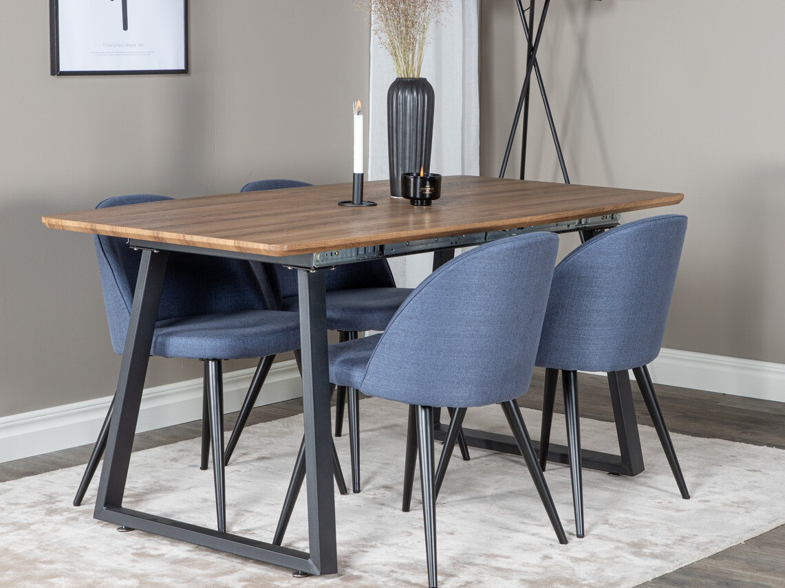 Conjunto para refeições Dallas 335 (Azul + Preto)