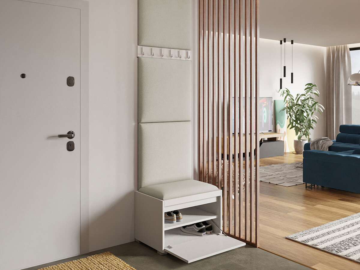 Conjunto para corredor Comfivo Pinus IX (Branco + Manila 02)