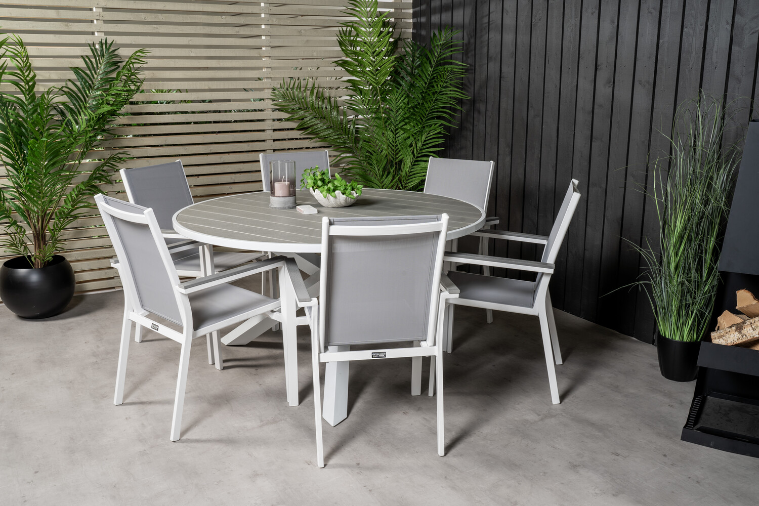 Conjunto de mesa e cadeiras Dallas 2350