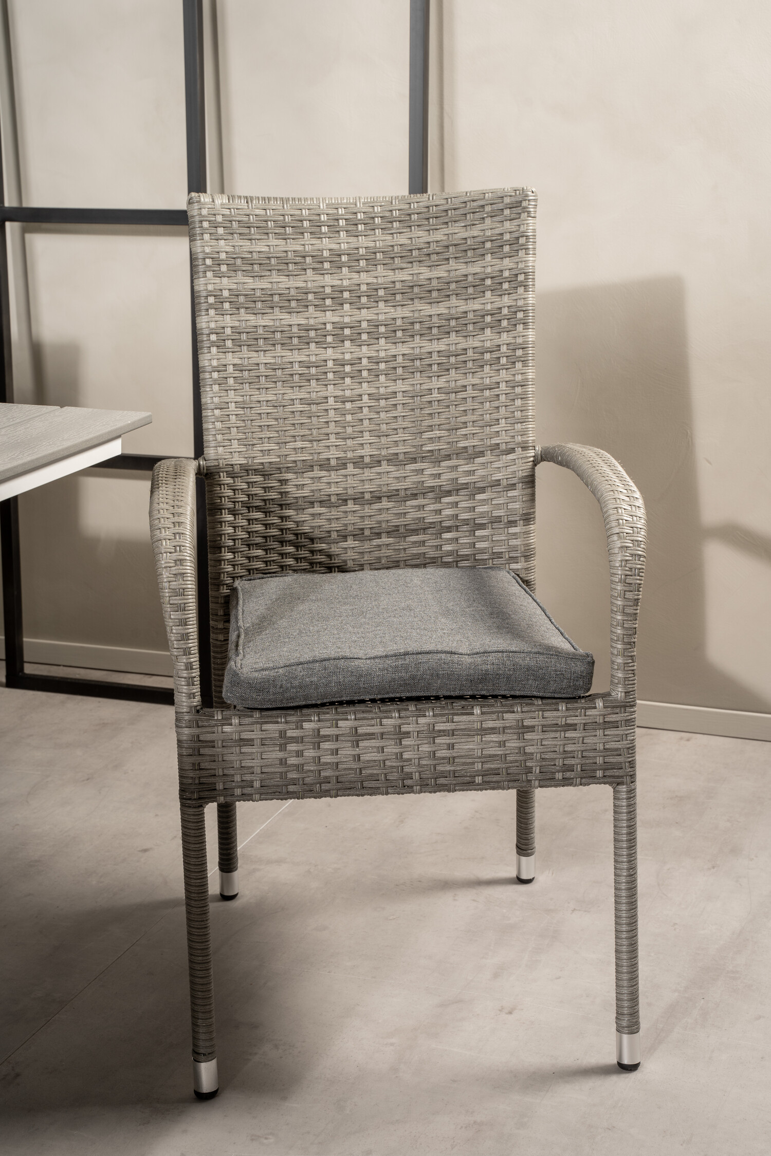 Conjunto de mesa e cadeiras Dallas 2408 (Cinzento + Cinzento escuro)