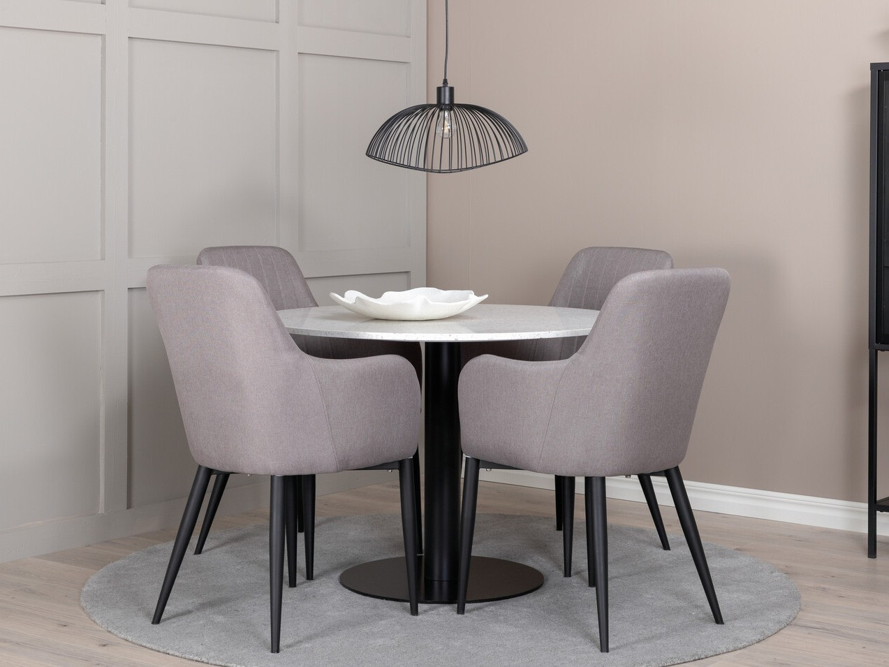 Conjunto para refeições Dallas 2438 (Preto + Cinzento)