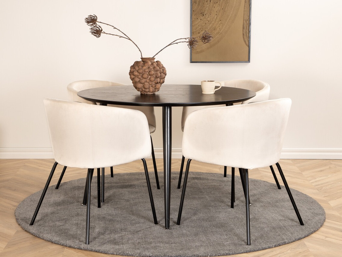 Conjunto para refeições Dallas 2539 (Bege + Preto)
