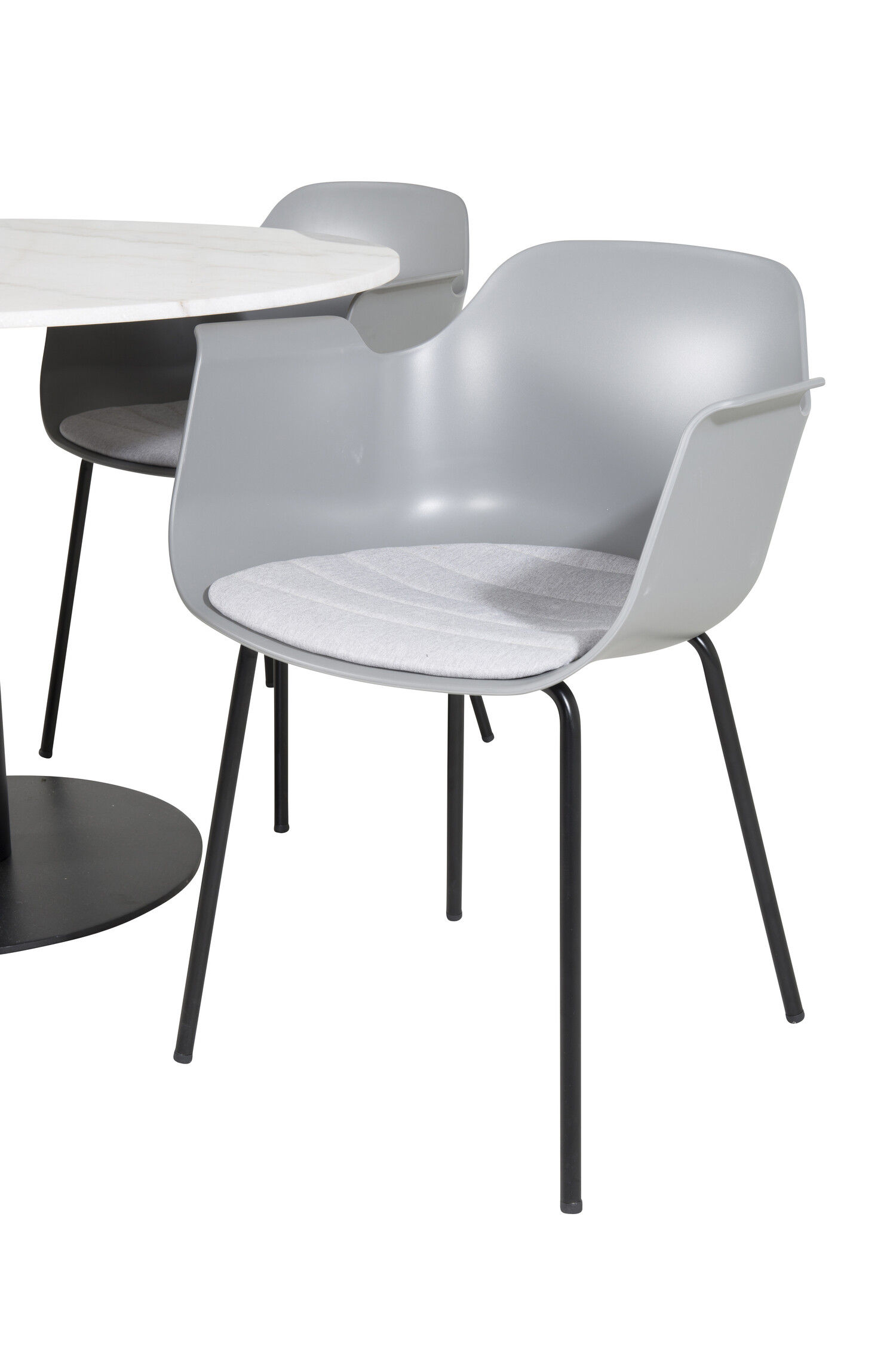 Conjunto para refeições Dallas 2606 (Cinzento + Preto + Branco)