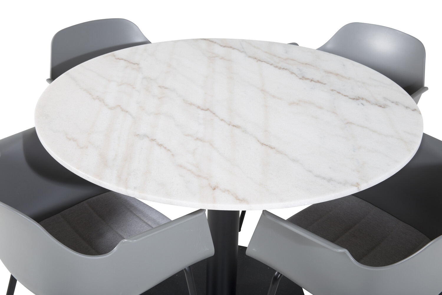 Conjunto para refeições Dallas 2606 (Cinzento + Preto + Branco)