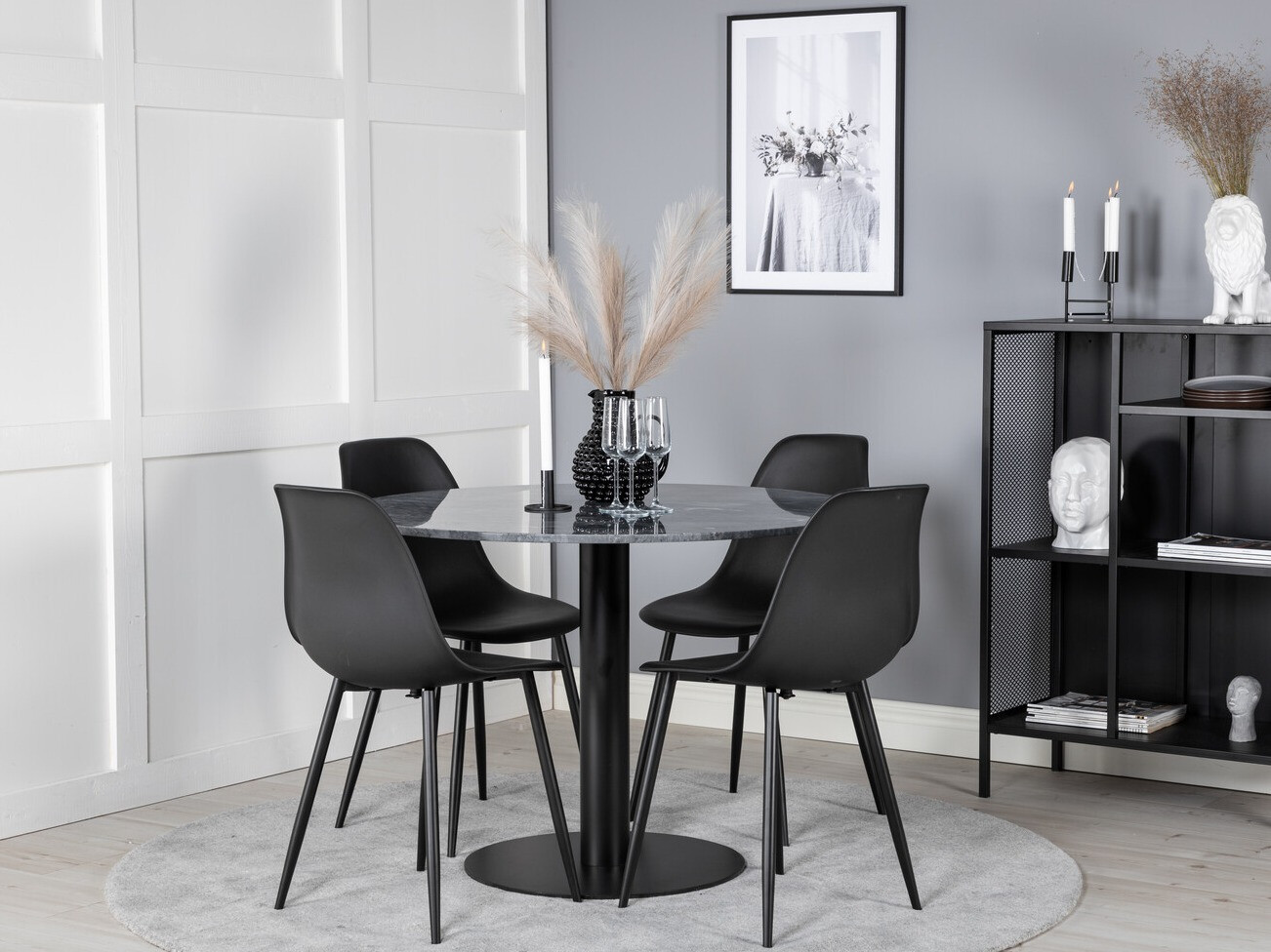 Conjunto para refeições Dallas 2630 (Preto)