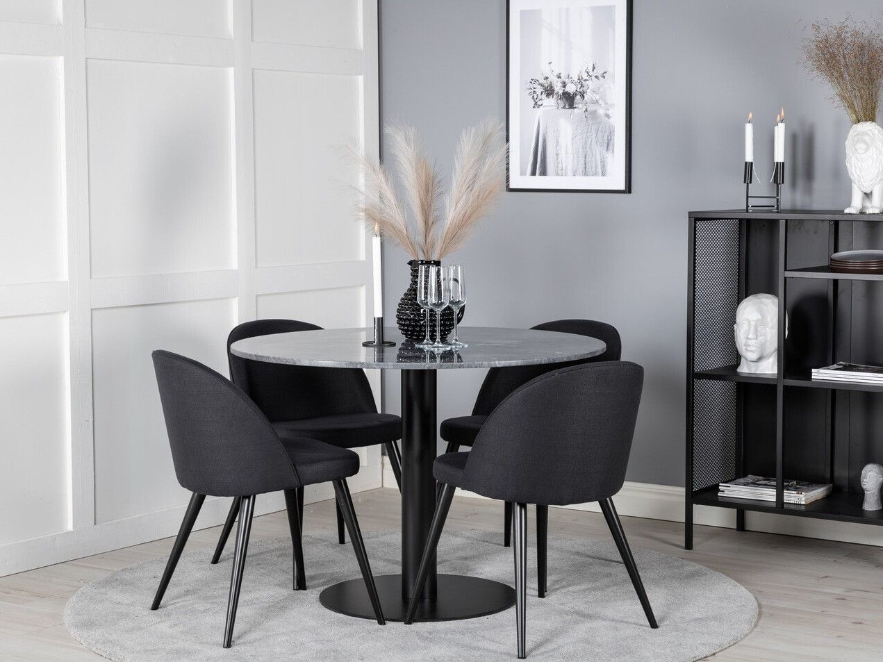 Conjunto para refeições Dallas 2664 (Preto)
