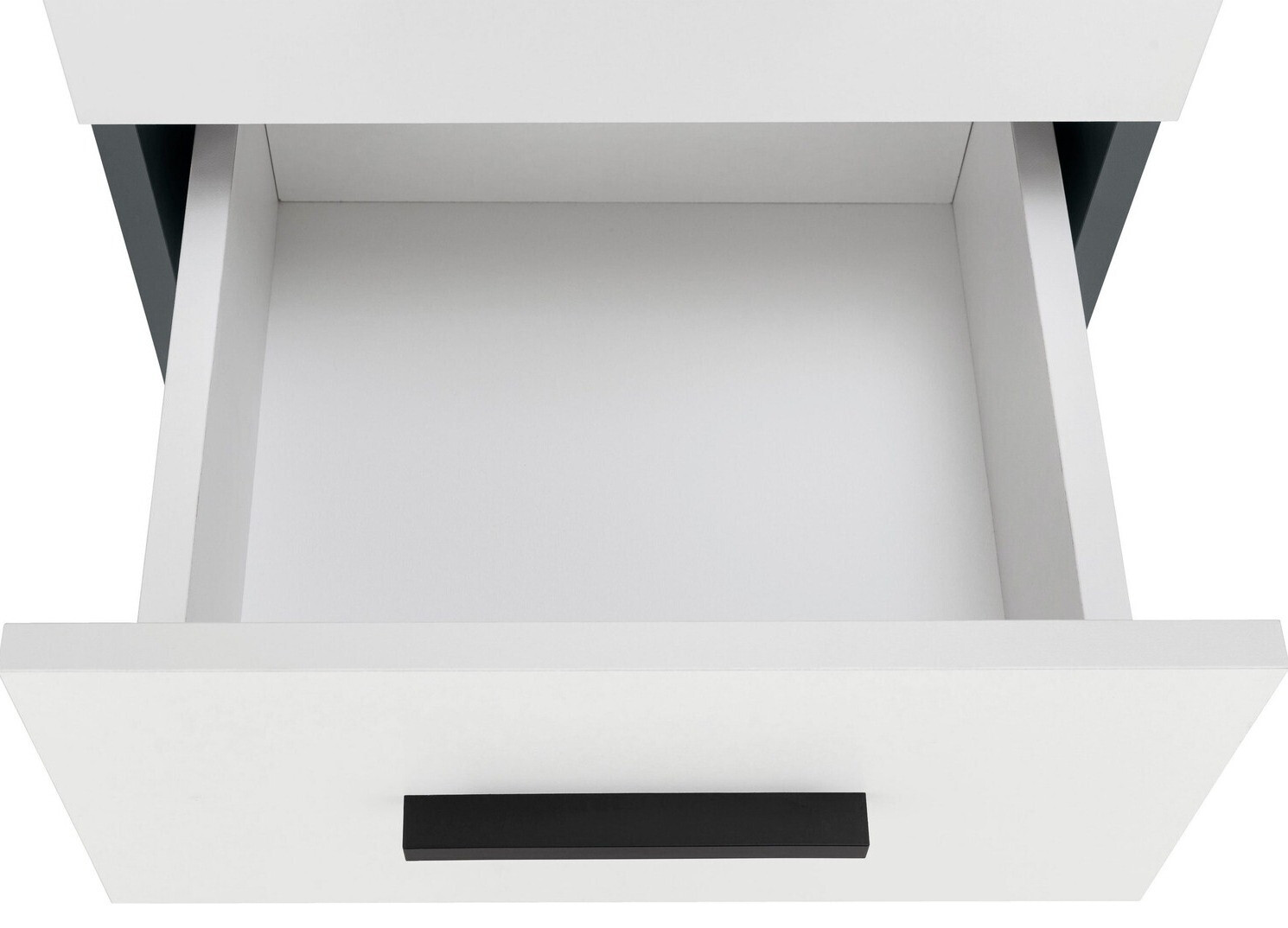 Armário colocado para casa de banho Larlori 103 (Antracite + Branco)