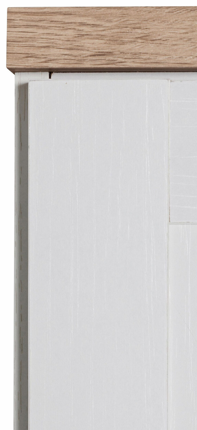 Cómoda Cirtene 105 (Branco + Carvalho)