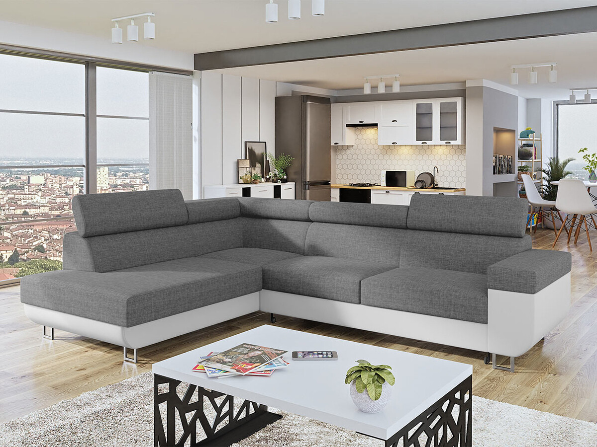 Sofá de canto Comfivo Liberta (Soft 017 + Lux 05)