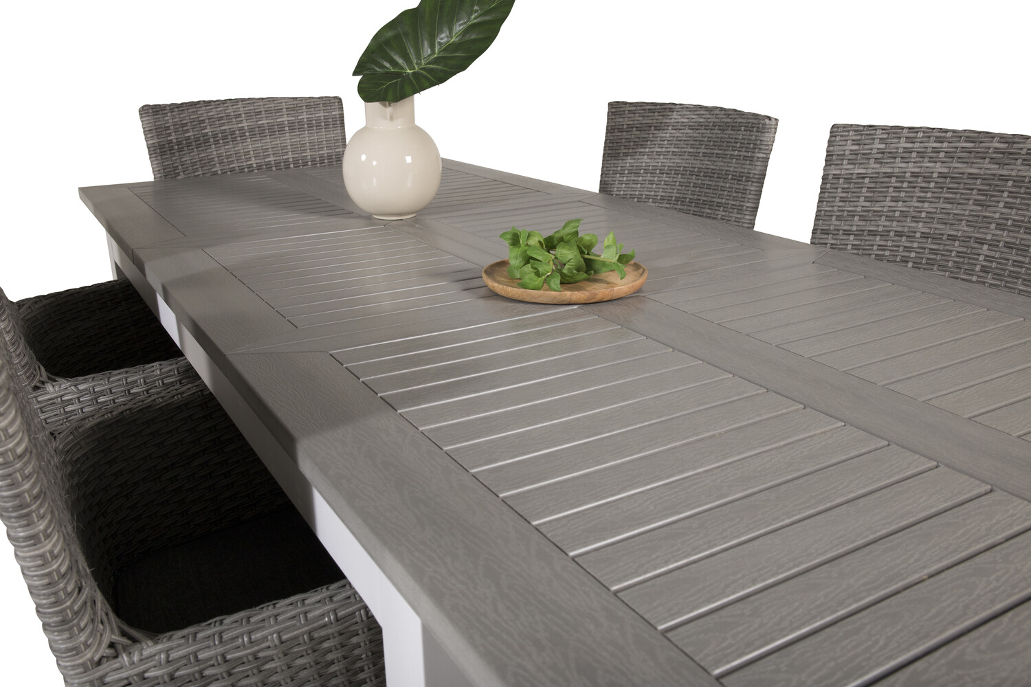 Conjunto de mesa e cadeiras Dallas 3008 (Cinzento)