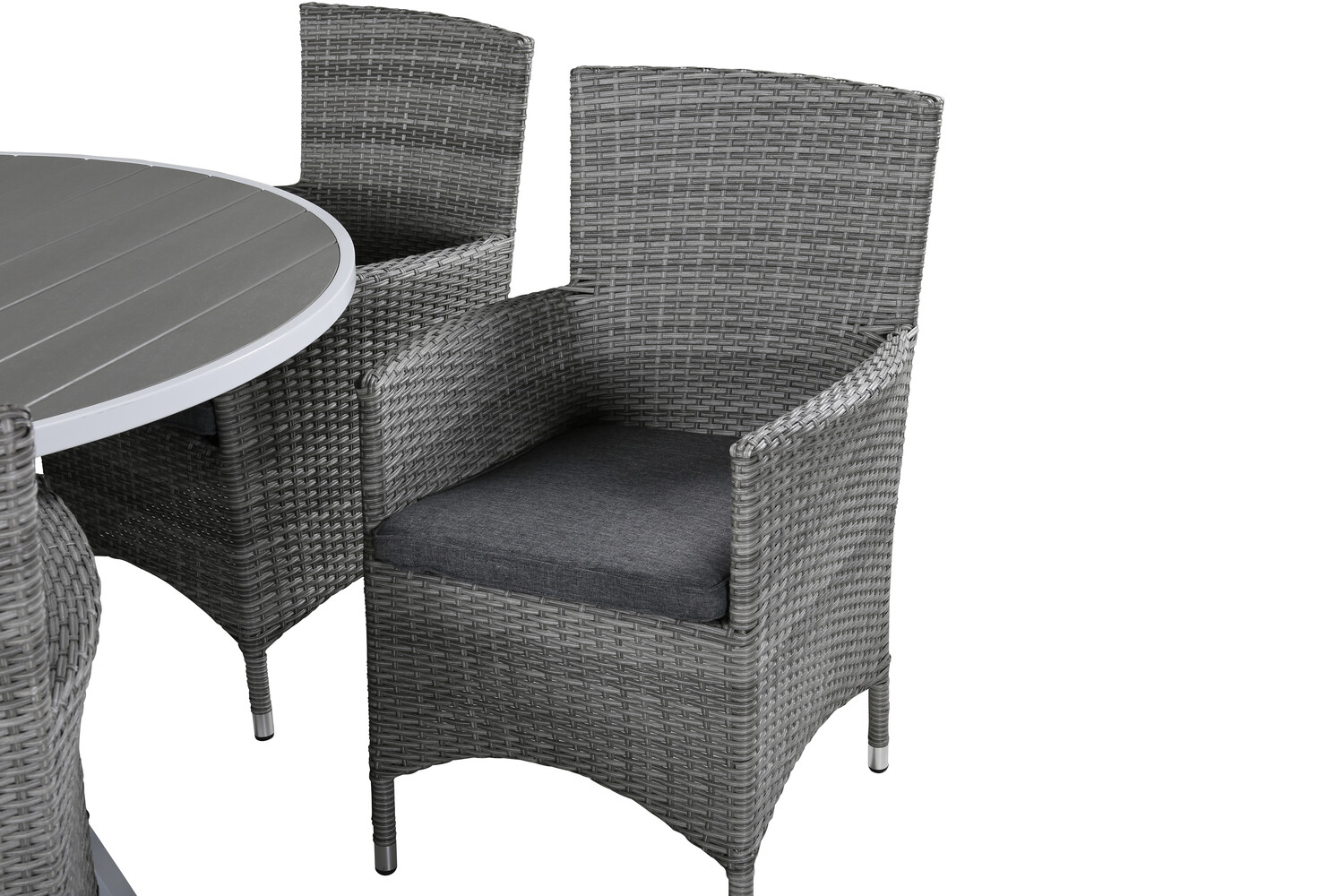 Conjunto de mesa e cadeiras Dallas 3018 (Cinzento)