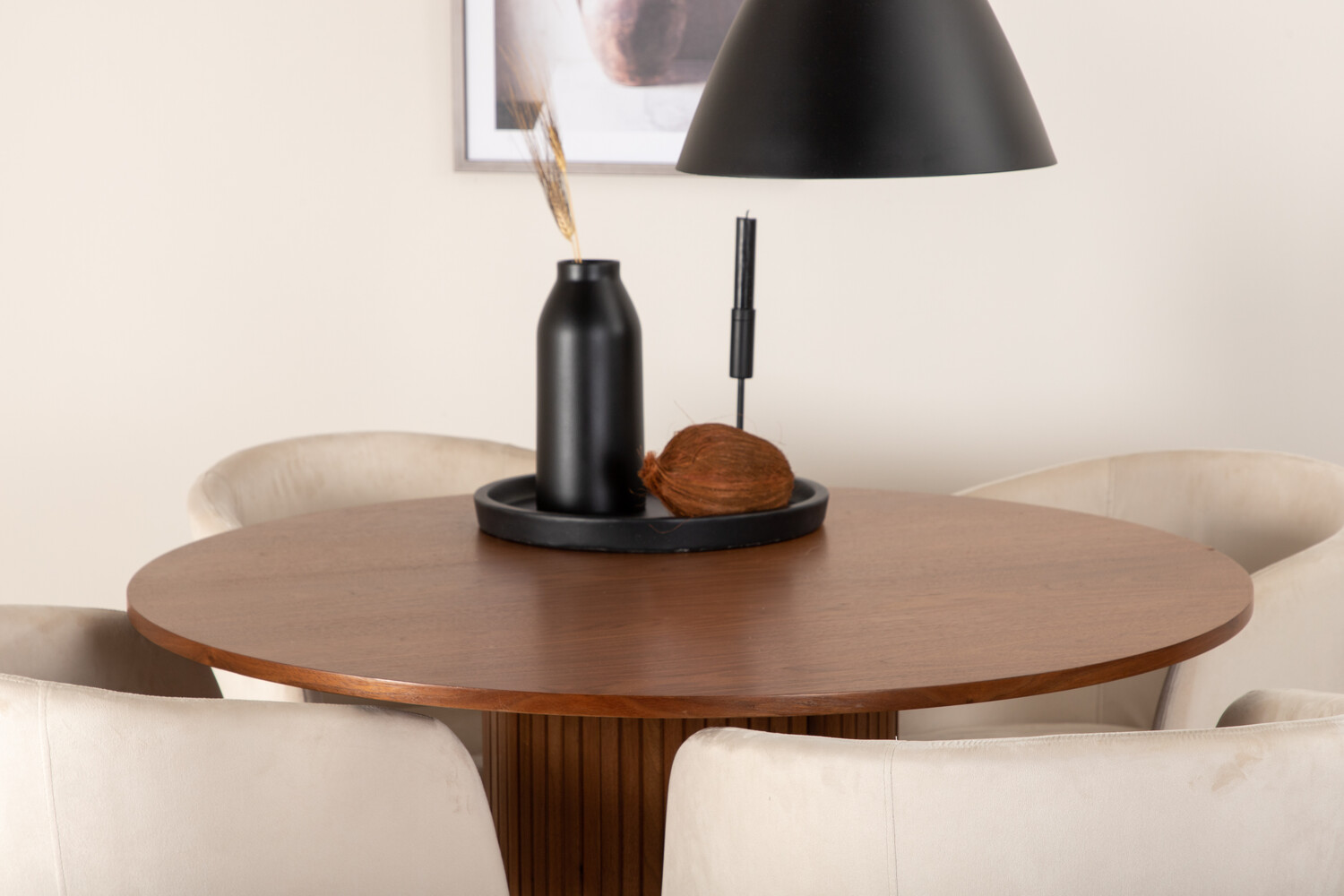 Conjunto para refeições Dallas 3054 (Bege + Preto)