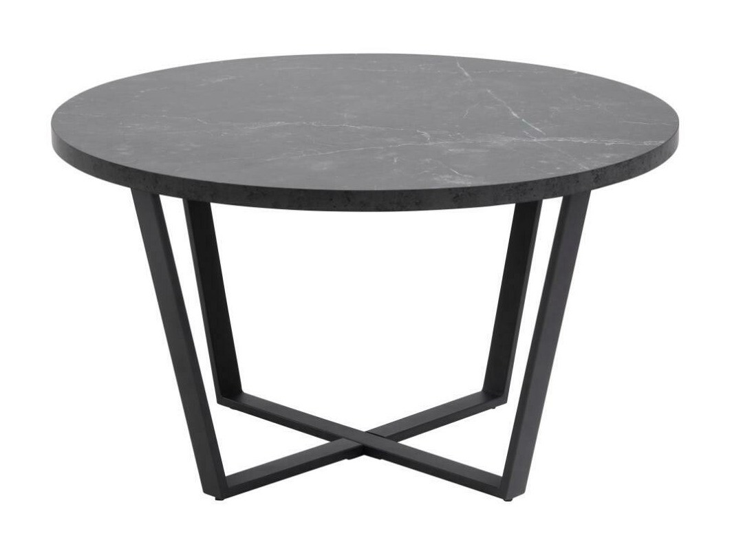 Mesa de centro Norsica 321 (Mármore preto + Preto)