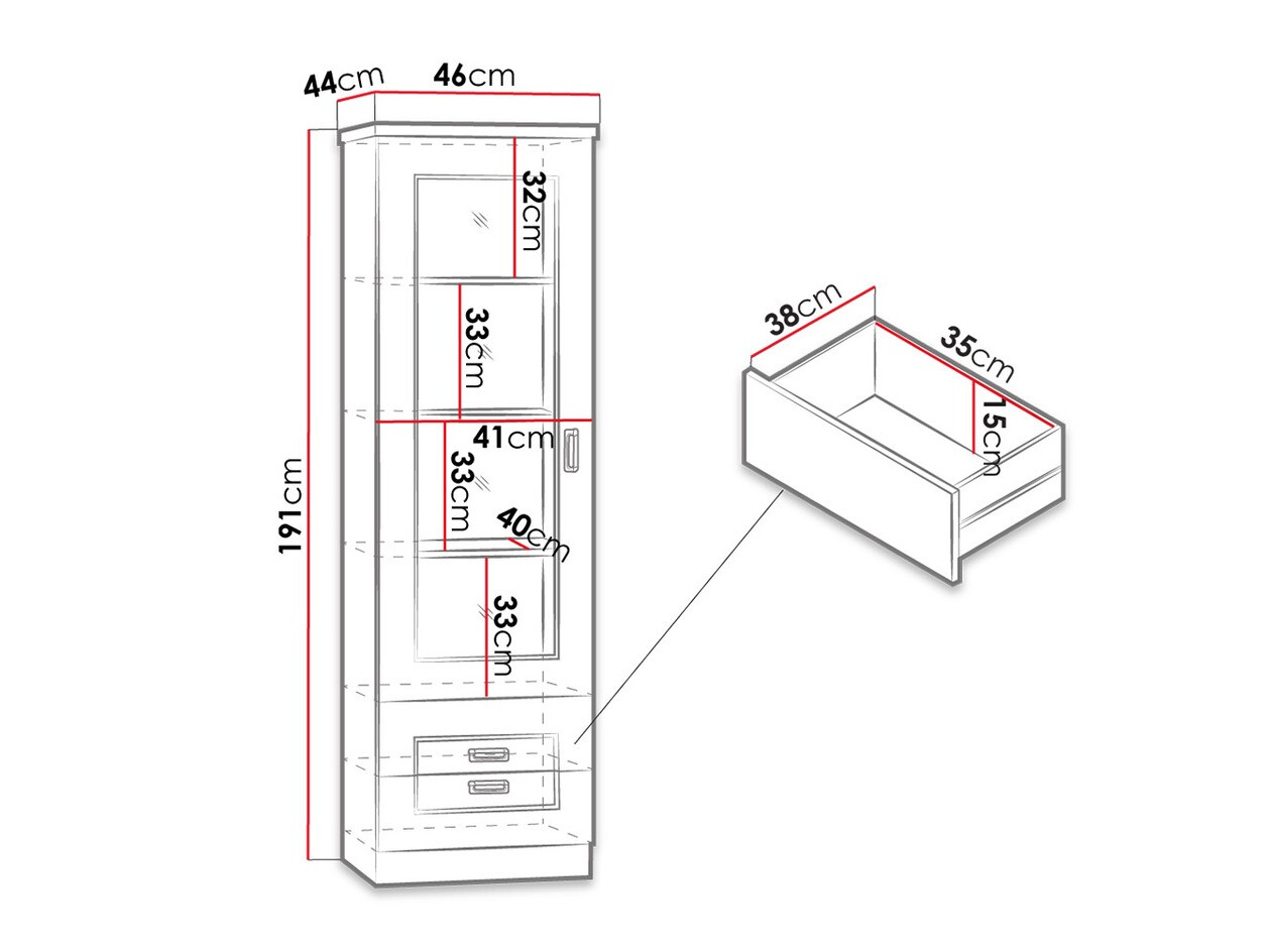 Estante Lircava 109 (Carvalho envelhecido)