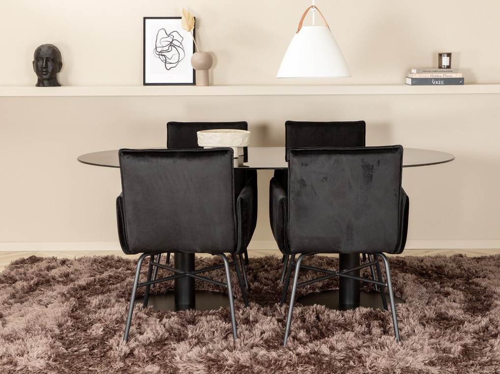 Conjunto para refeições Dallas 3066 (Preto)