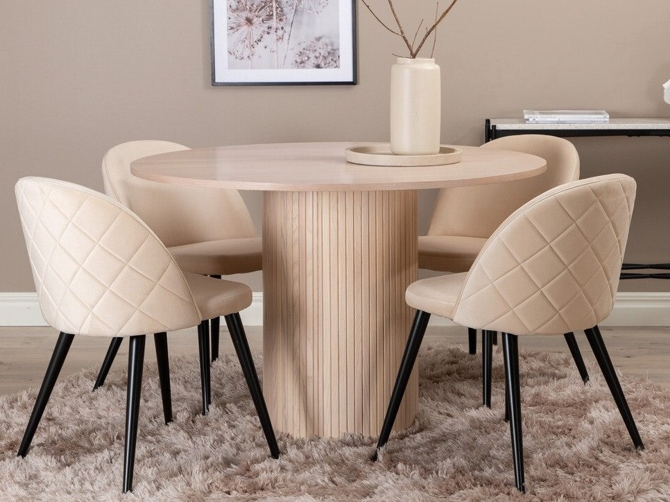 Conjunto para refeições Dallas 3072 (Creme + Preto)