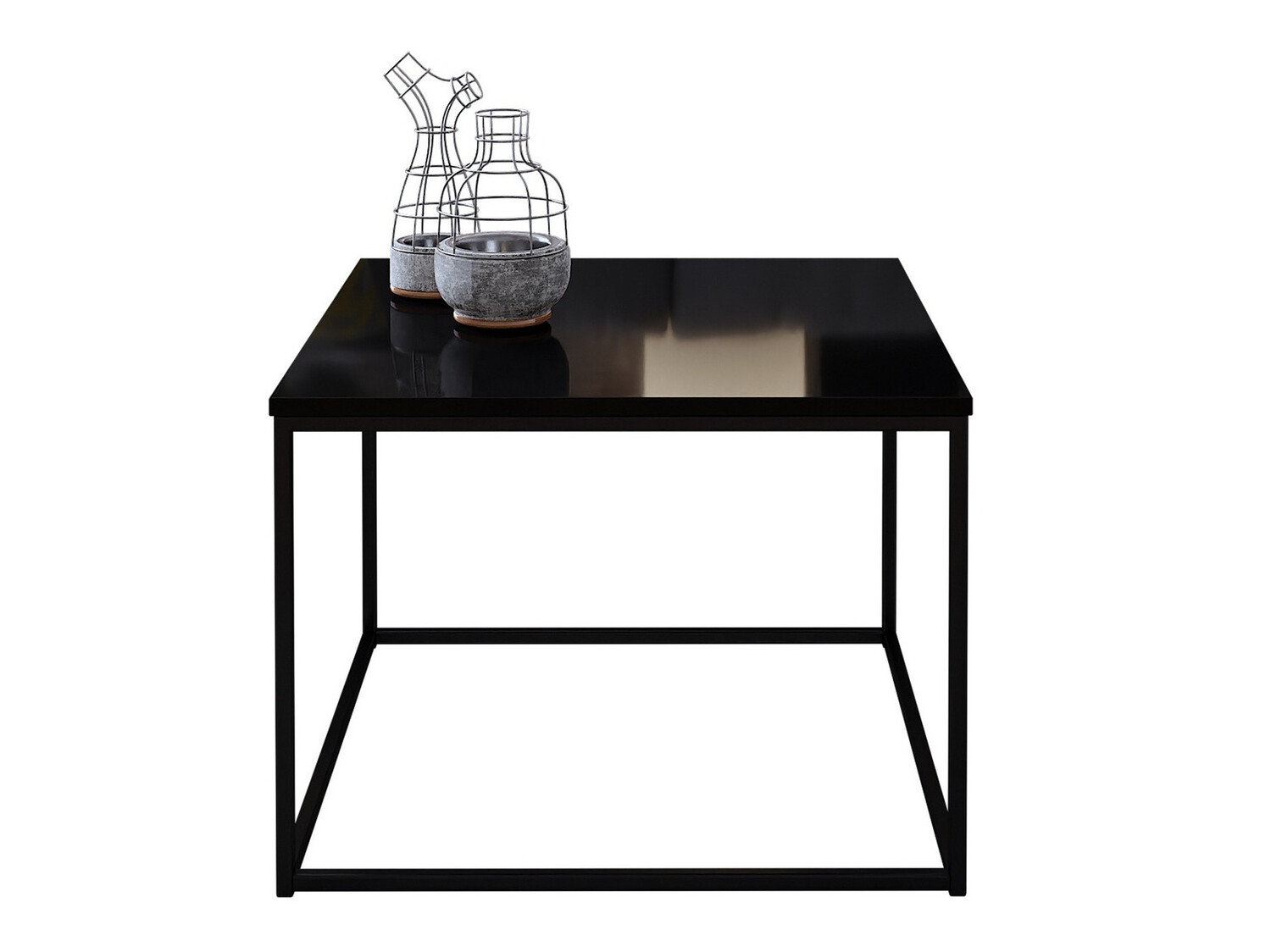 Mesa de centro Germantown 105 (Preto matte + Preto brilhante)