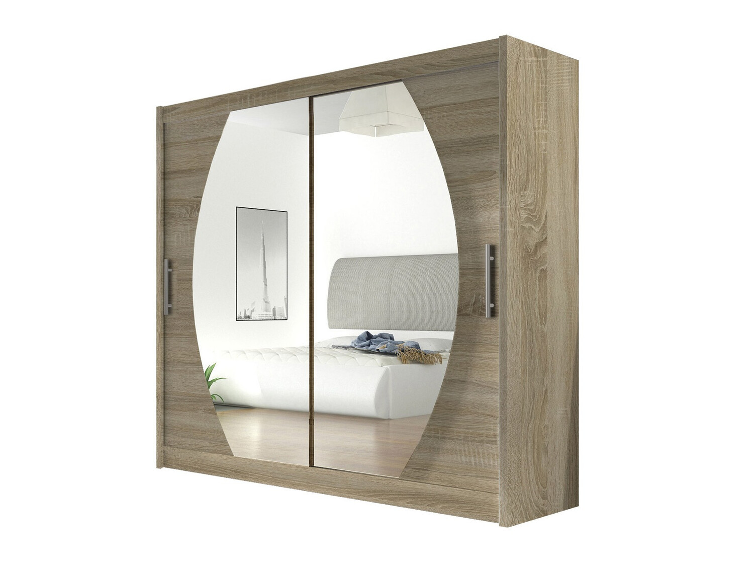 Roupeiro Closico Pallor IV (Carvalho sonoma)