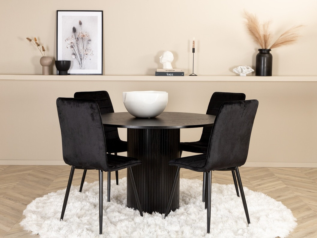 Conjunto para refeições Dallas 3090 (Preto)