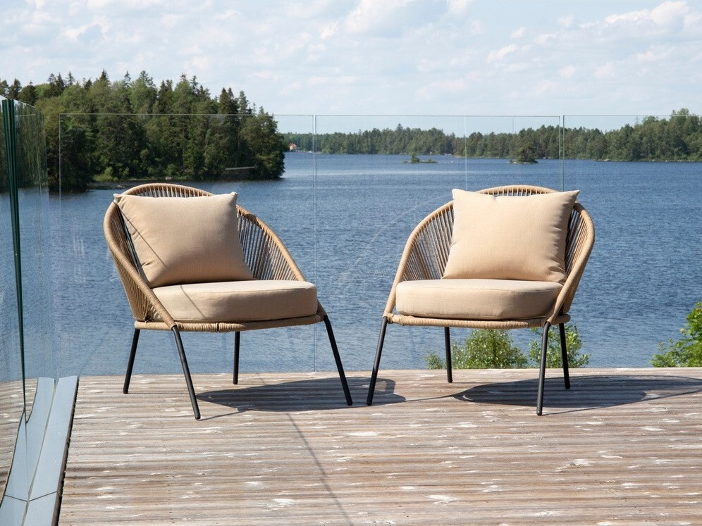 Poltrona para o exterior Dallas 1079 (Beige)