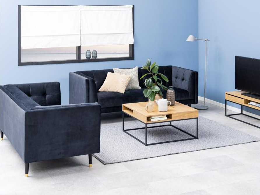 Mesa para revistas Norsica 477 (Carvalho selvagem + Preto)