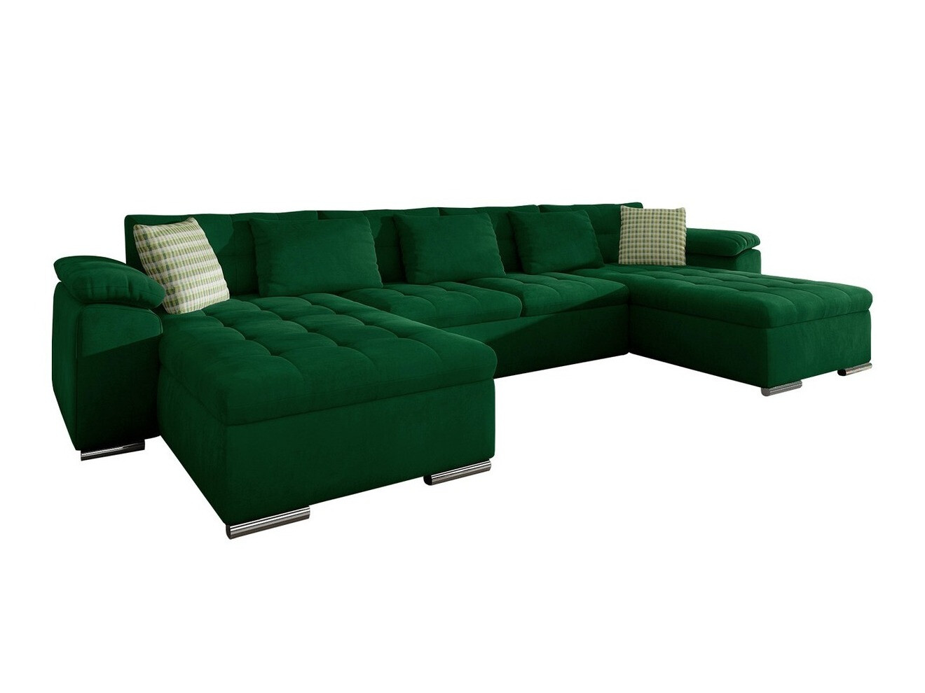 Sofá de canto Comfivo 111 (Uttario Velvet 2951 + Senegal 823)