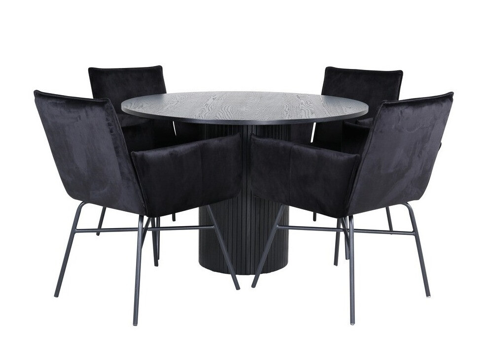 Conjunto para refeições Dallas 3092 (Preto)