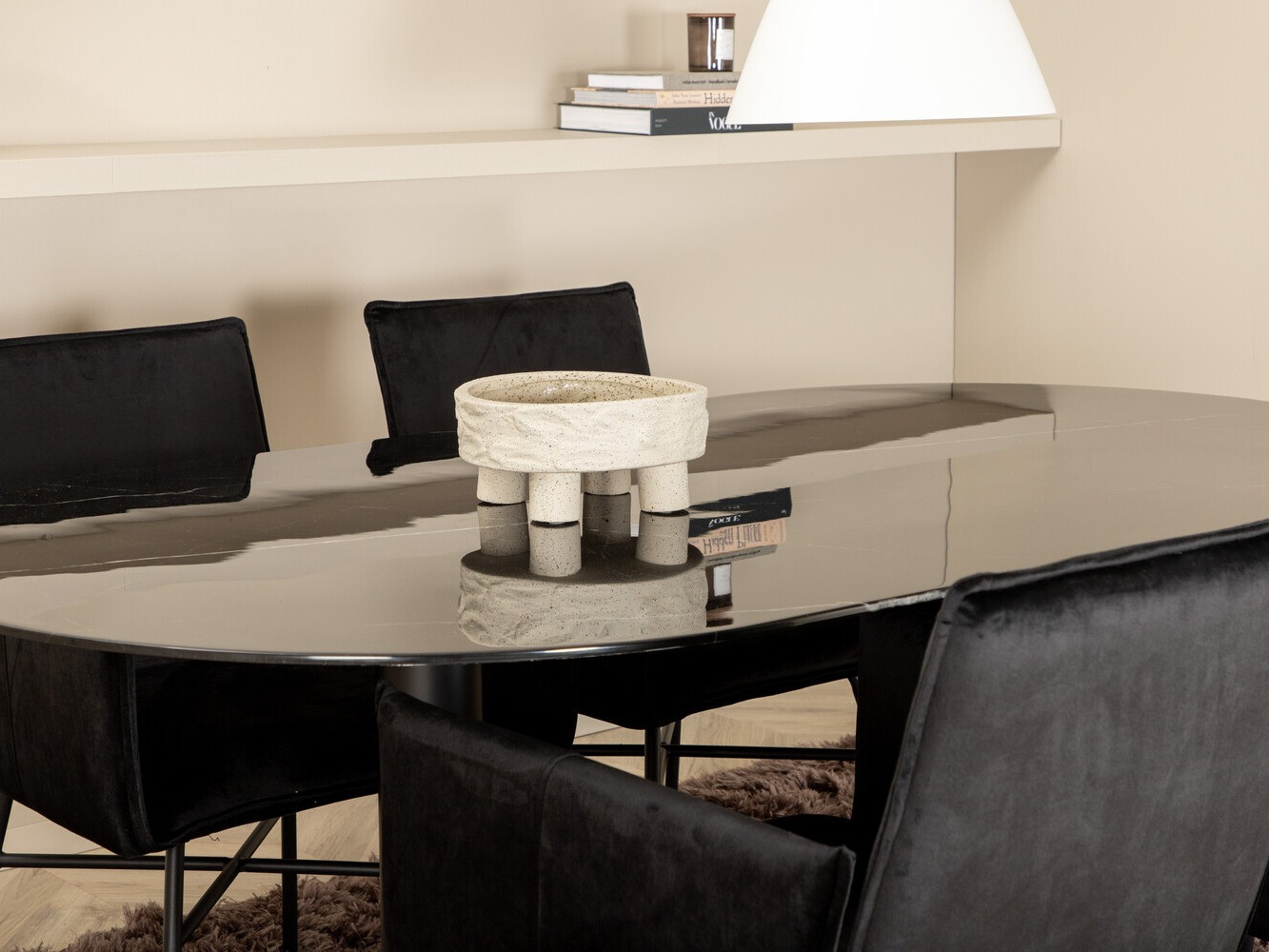 Conjunto para refeições Dallas 3066 (Preto)