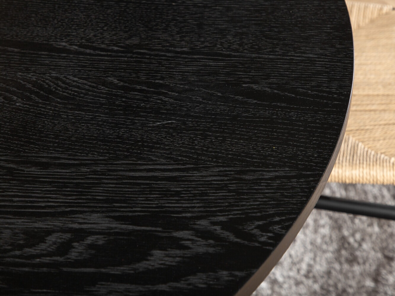 Conjunto para refeições Dallas 3076 (Preto + Castanho claro)