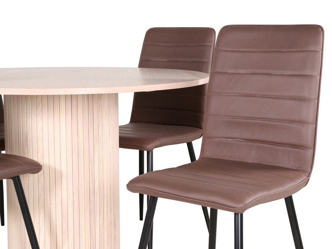 Conjunto para refeições Dallas 3101 (Castanho + Preto)