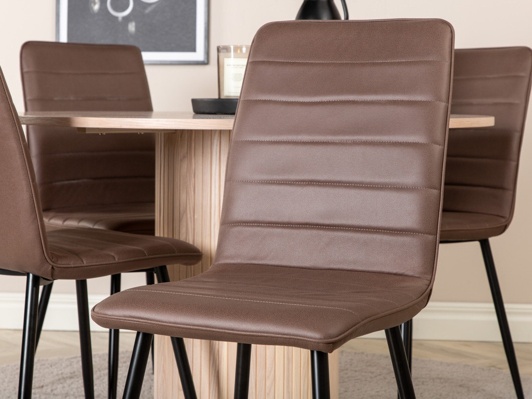 Conjunto para refeições Dallas 3101 (Castanho + Preto)