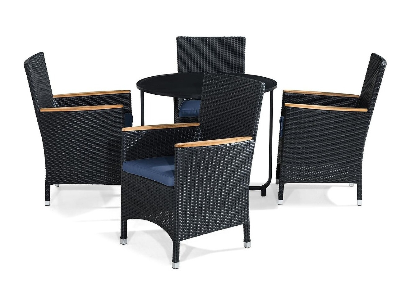 Conjunto de mesa e cadeiras Comfort Garden 1449 (Azul)
