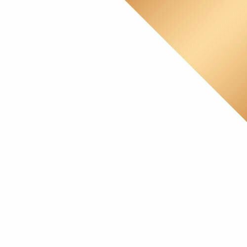 Aparador Charlotte 154 (Branco + Dourado)