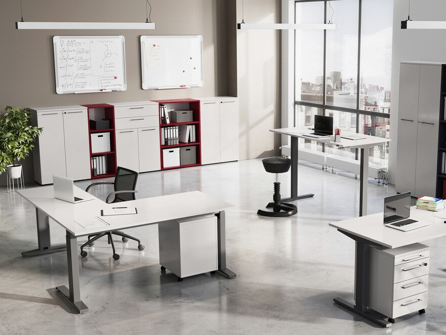 Cómoda Eliromo 103 (Cinzento claro)