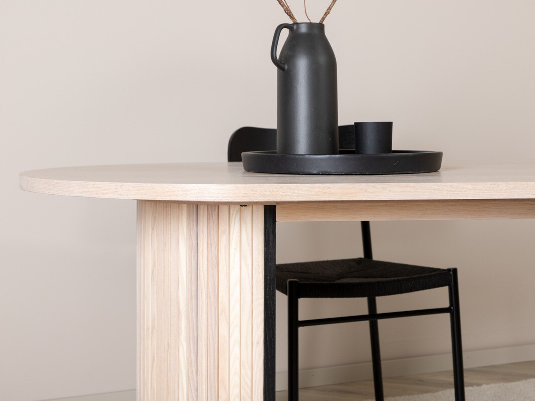 Mesa Dallas 1712 (Madeira clara + Preto)