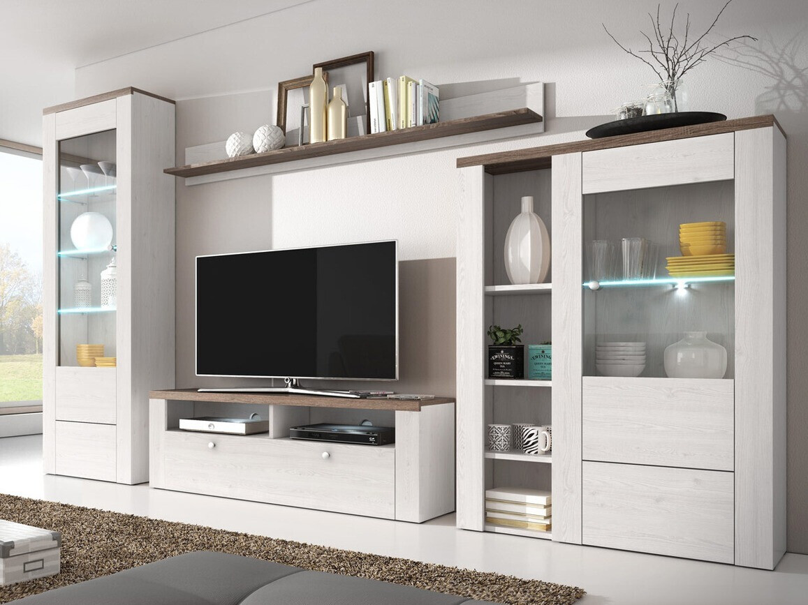 Estante Salelbo 102 (Lariço Sibu + Trufa carvalho)