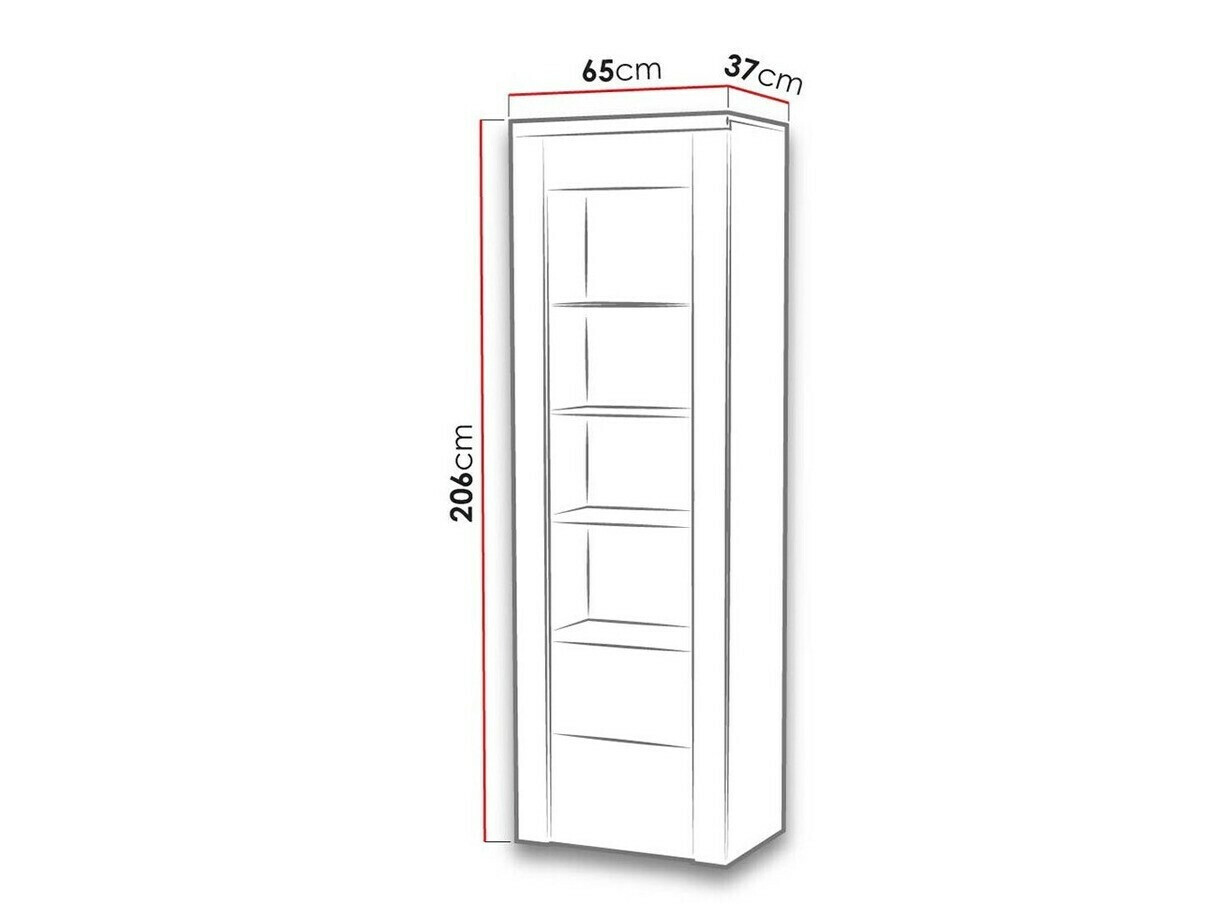 Estante Salelbo 102 (Lariço Sibu + Trufa carvalho)