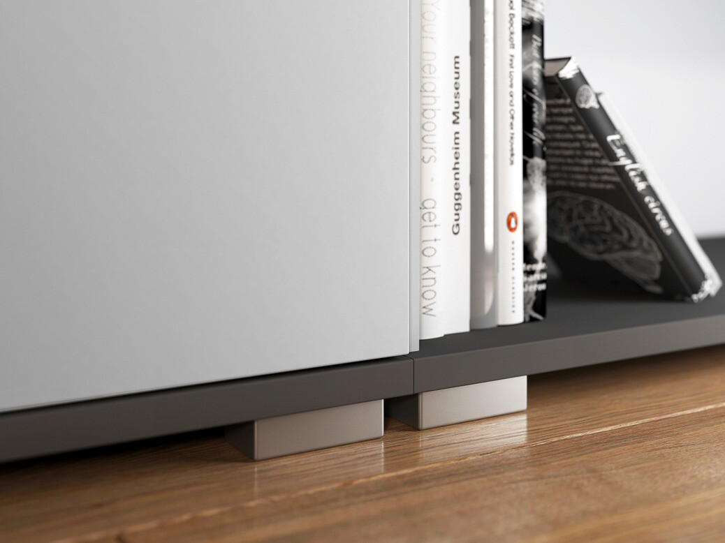 Bloco de gavetas Lartesi 105 (Grafite + Cinzento claro)