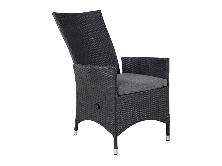 Poltrona para o exterior Dallas 735 (Preto + Cinzento)