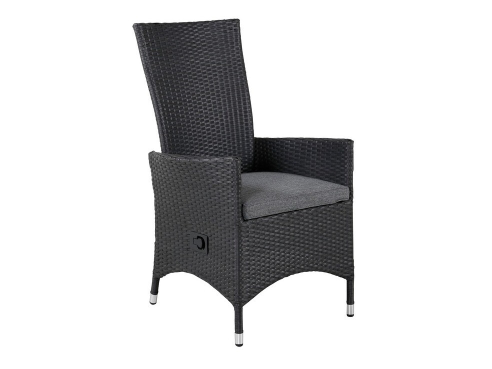 Poltrona para o exterior Dallas 735 (Preto + Cinzento)