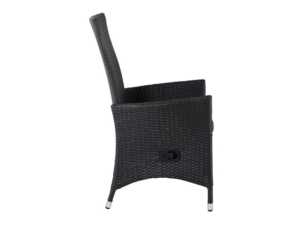 Poltrona para o exterior Dallas 735 (Preto + Cinzento)