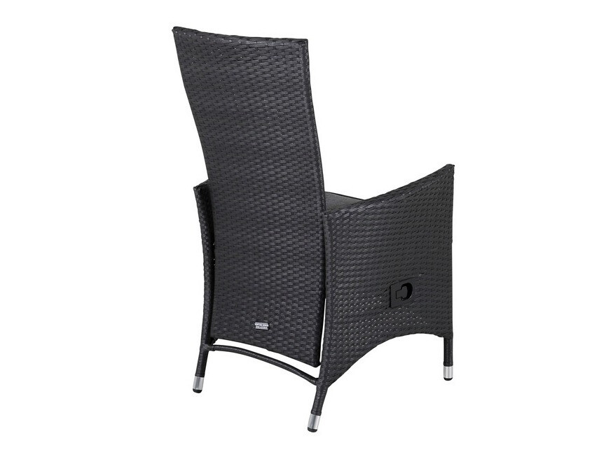 Poltrona para o exterior Dallas 735 (Preto + Cinzento)