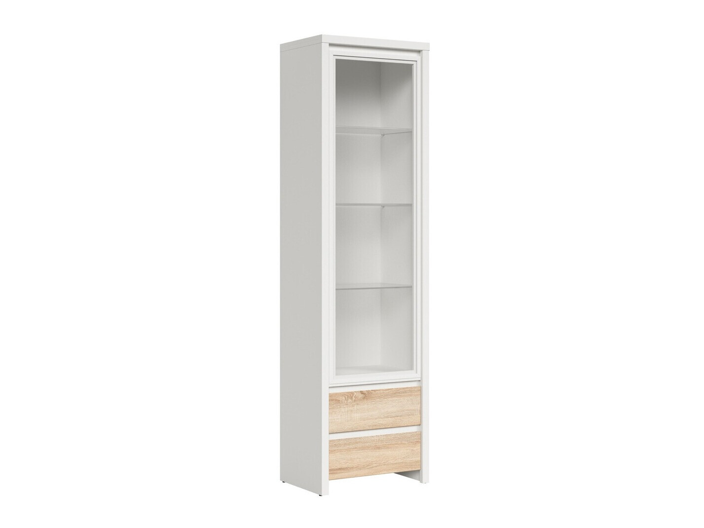 Estante Nolroma 140 (Branco + Carvalho sonoma)