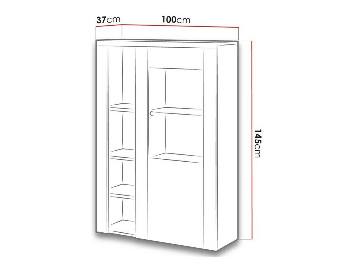 Estante Salelbo 104 (Riviera carvalho)