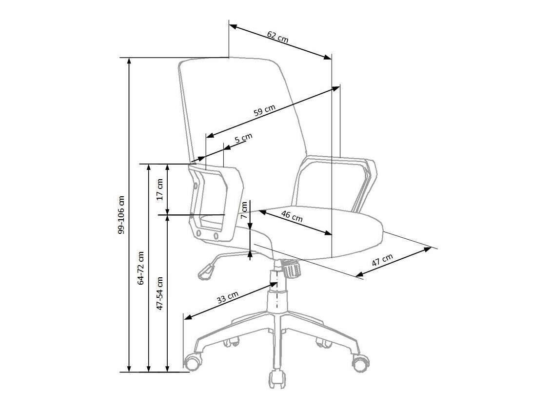 Cadeira de escritório Houston 1092