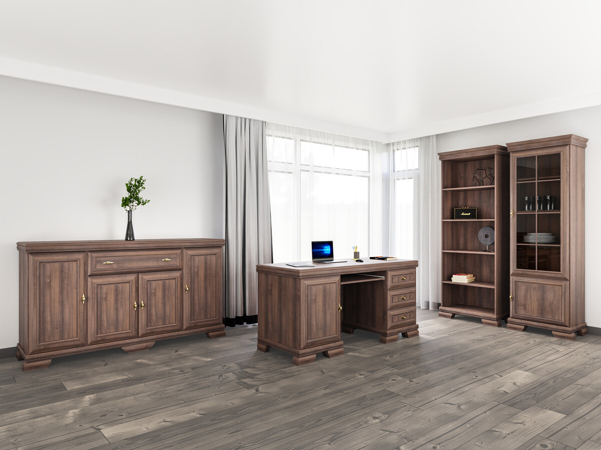 Conjunto para escritório em casa Salmeru 121 (Samoa King Noz)