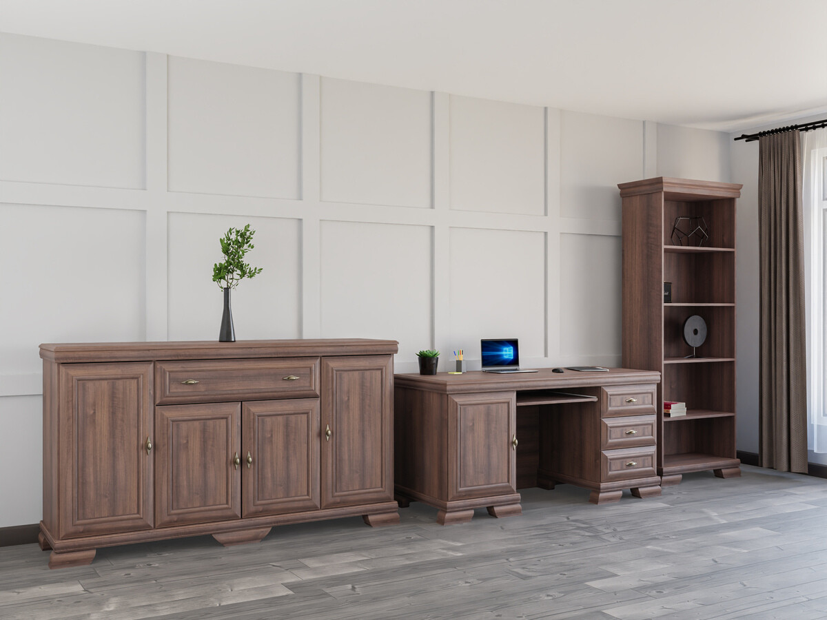 Conjunto para escritório em casa Salmeru 125 (Samoa King Noz)