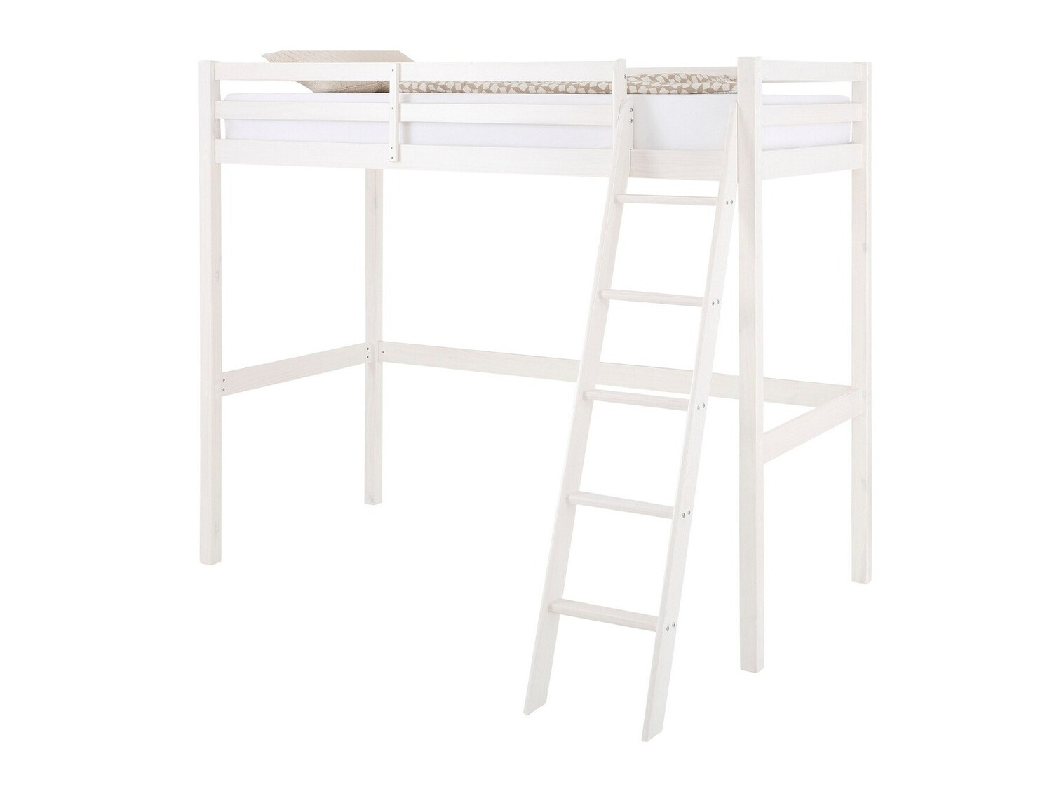 Cama alta Ruvfiva 105 (Branco)