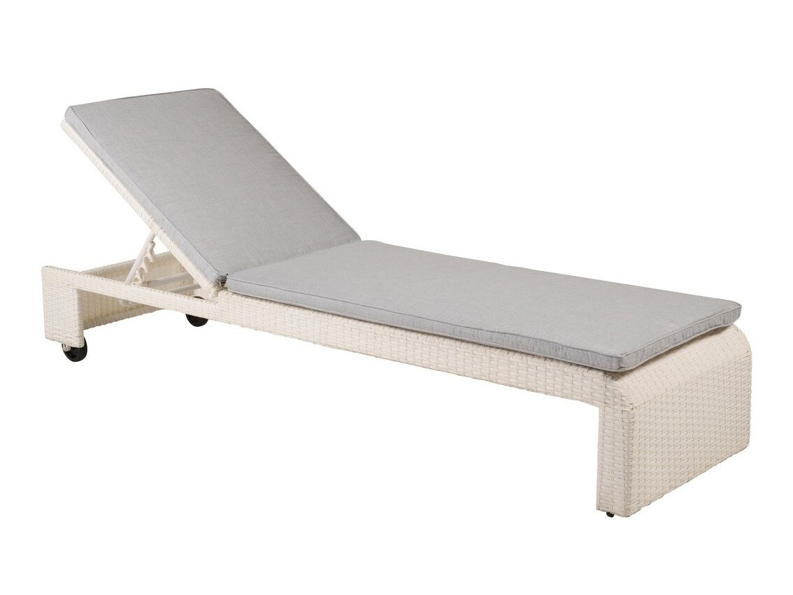 Cadeirão para o exterior Dallas 771 (Branco + Cinzento)